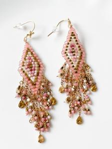 Boucles Indie rose doré