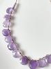 Collier Jackie violet doré