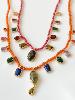 Collier Byzance rose doré