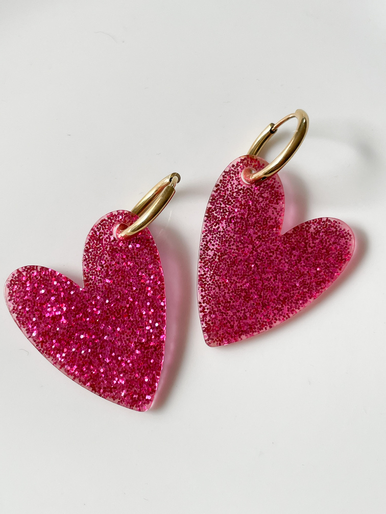 boucles Gina rose doré