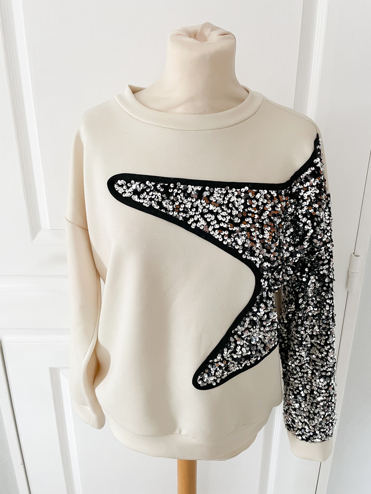 pull étoile sequins 38/40