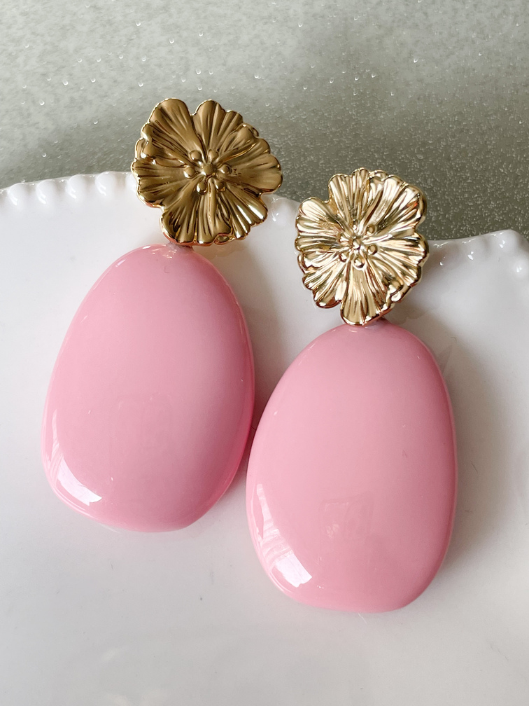 boucles Betty rose doré