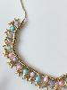 Collier étoiles pastel doré