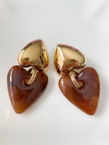 Boucles Garbo marron doré