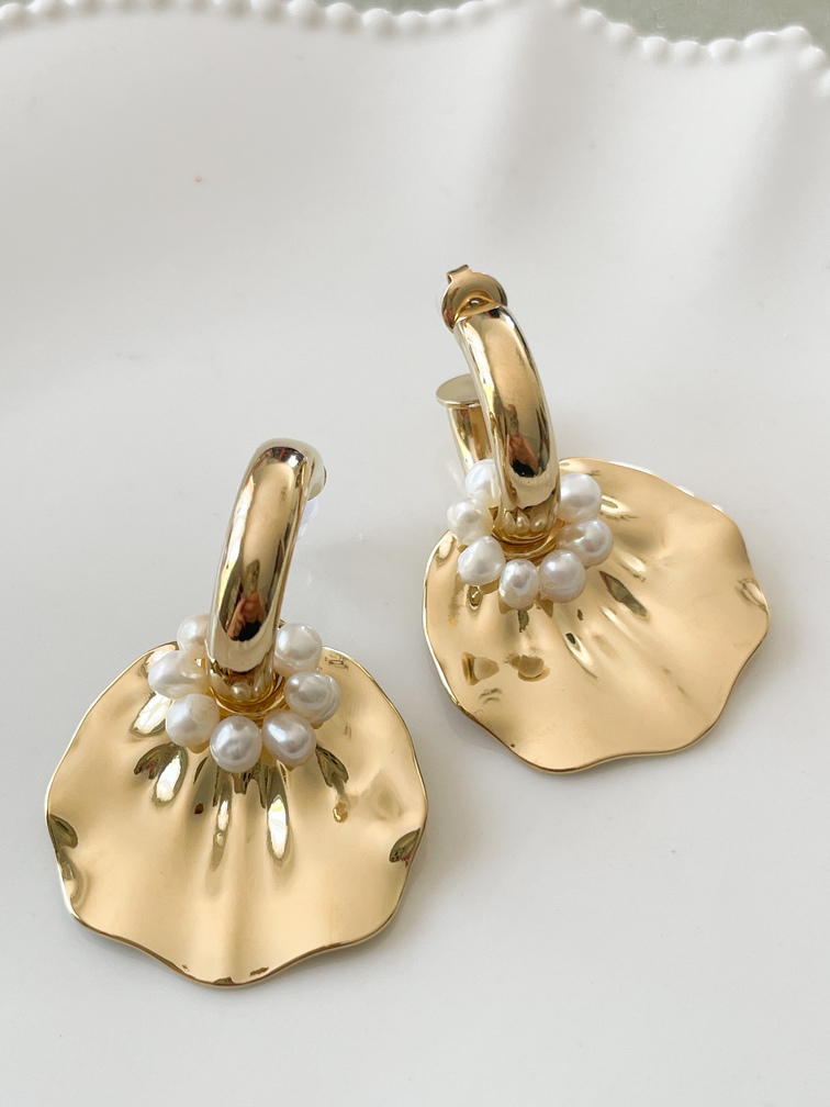 boucles Abby doré