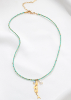 Collier Umi poisson vert doré de Shlomit