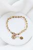 bracelet Alma blanc doré de Shlomit Ofir