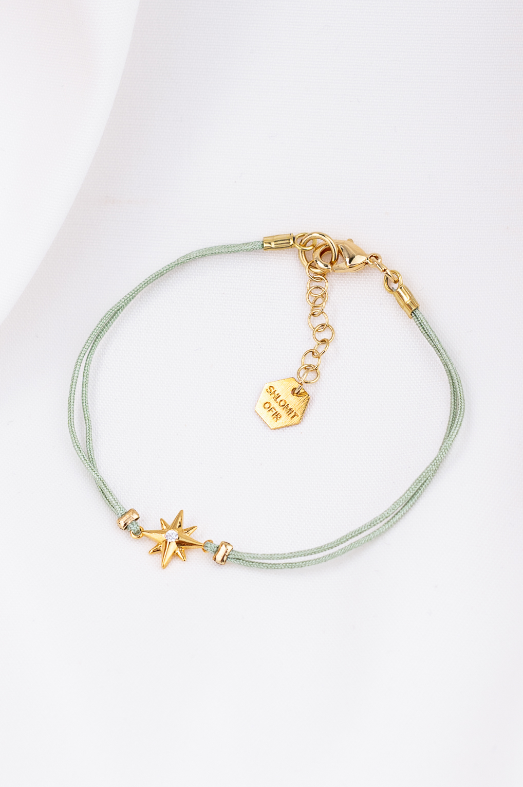 bracelet Harper vert doré de Shlomit 