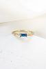 bague Ryan S bleu doré Shlomit Ofir