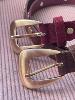 Ceinture coeur bordeaux 90 cm