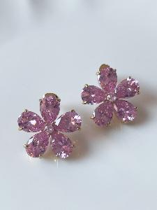 Boucles Stella rose doré