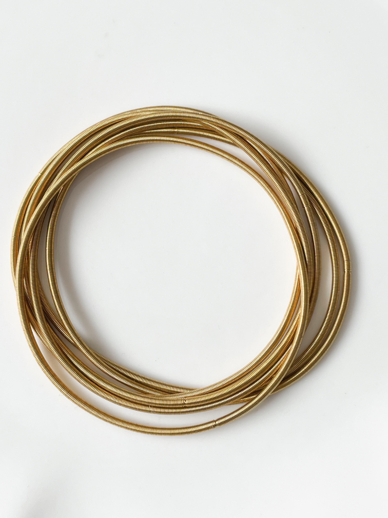 bracelet eighties doré