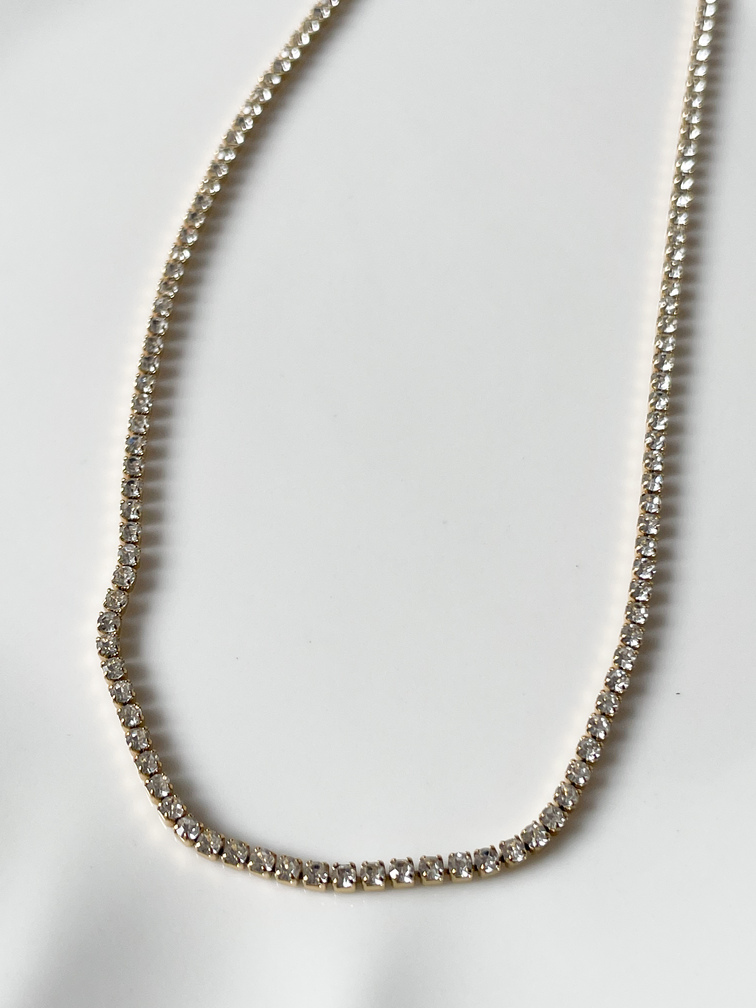 Collier strass doré du Live