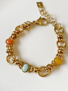 Bracelet Garance beige doré