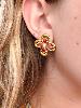 Boucles Rosanna puce doré