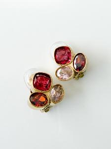 Boucles CLIP Mimi rose doré