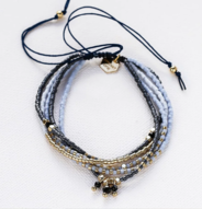 bracelet Spring bleu doré de Shlomit Ofir
