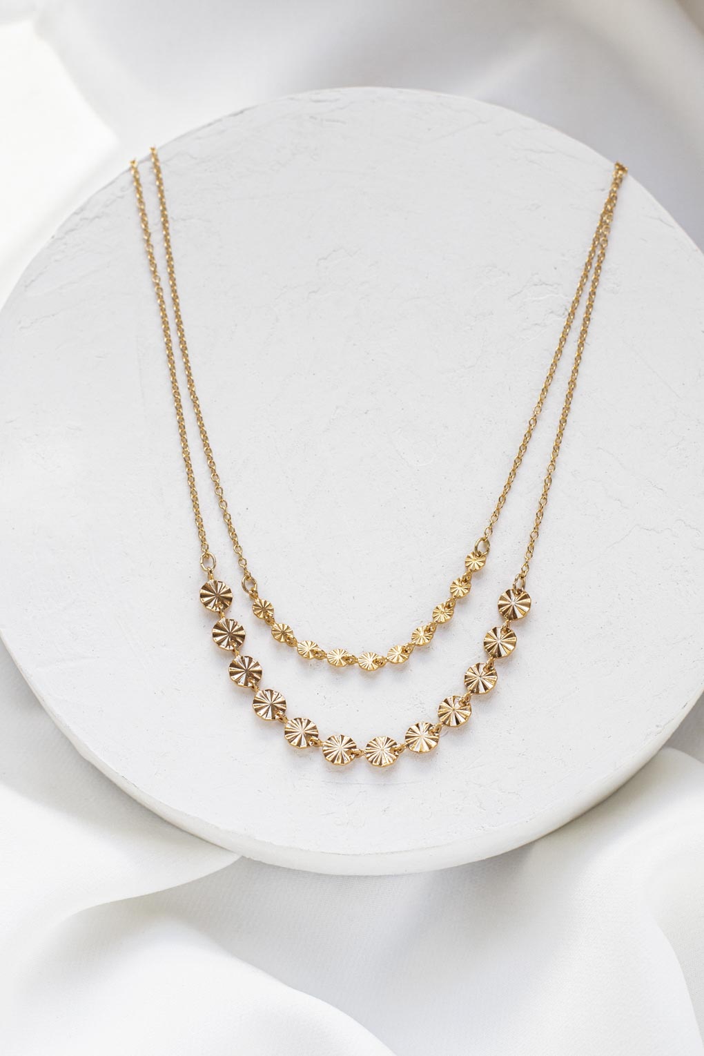 collier Alex double doré de Shlomit Ofir