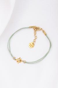 bracelet Harper vert doré de Shlomit 