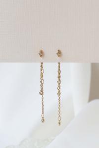 boucles Lorene blanc doré de Shlomit Ofir
