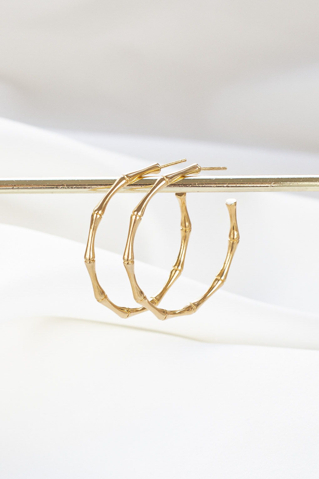 boucles Bamboo doré de Shlomit Ofir