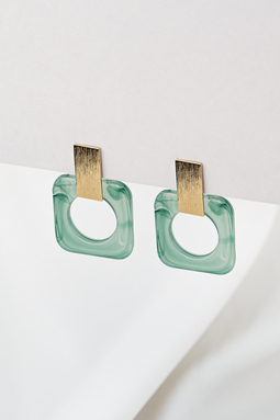 boucles Ava vert doré de Shlomit