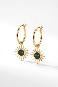 Boucles Siena  vert doré de Shlomit