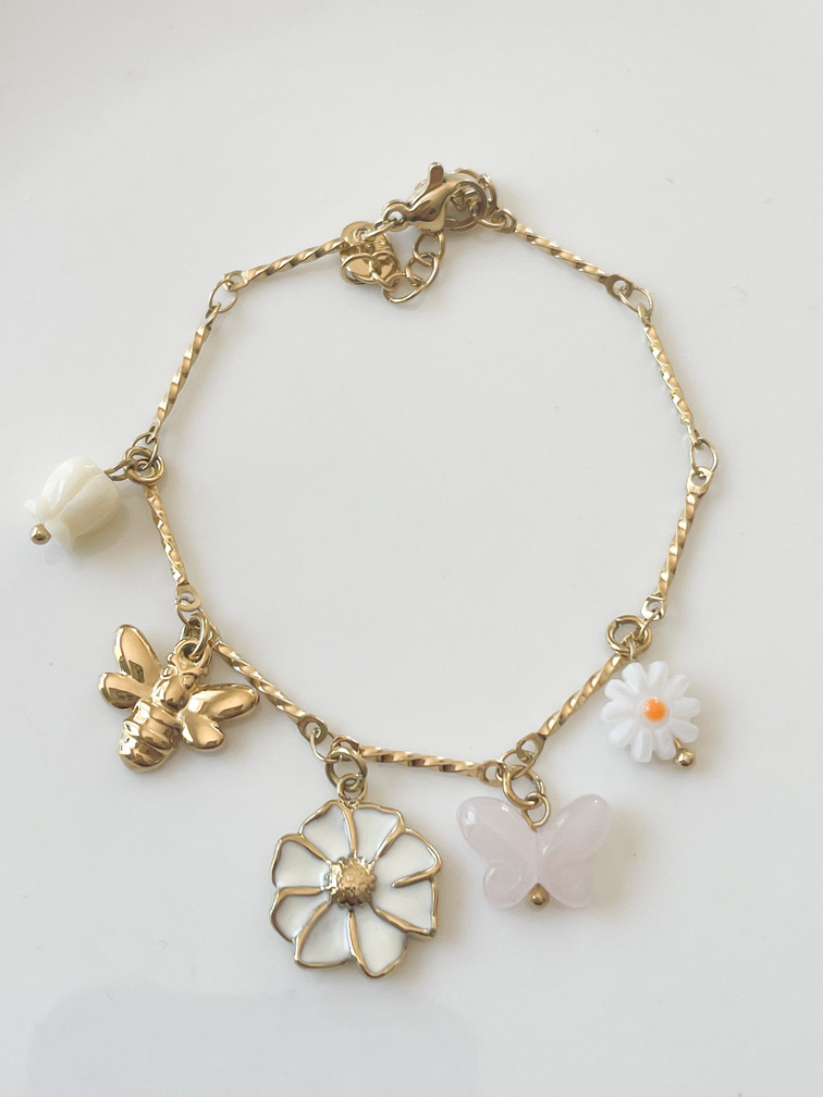 bracelet Douceur rose doré