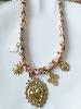 collier Viviane rose doré