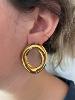 Boucles Jackie doré