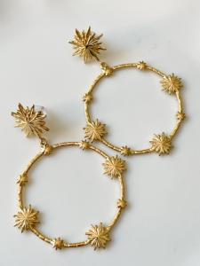 Boucles Ornella doré