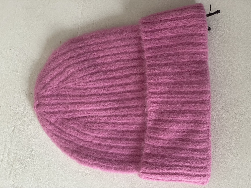 Bonnet Baby Alpaga lilas tout doux