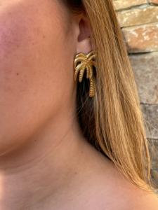 boucles Palmier doré