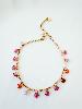 Bracelet pampilles rose doré 