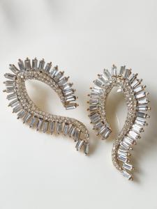 boucles Rita blanc doré