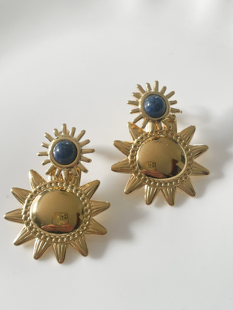 boucles soleil bleu