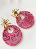 boucles Abby rose doré