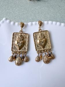 Boucles Sandra doré