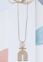 collier Mobile rose doré de Shlomit Ofir