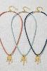 Collier Nami bleu gris doré de Shlomit