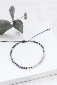 bracelet Sahara bleu doré de Shlomit Ofir