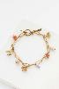 bracelet Blossom rose parme doré de Shlomit Ofir