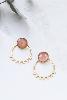 boucles Miya jacket rose doré de Shlomit Ofir