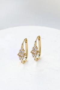 boucles Serena hoop doré de Shlomit Ofir