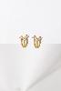 boucles Midnight post doré de Shlomit Ofir
