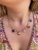 Collier Douceur violet doré