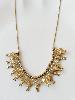 Collier poissons goutte doré