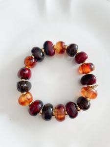 Bracelet Olga marron doré