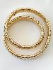 Bracelet double doré