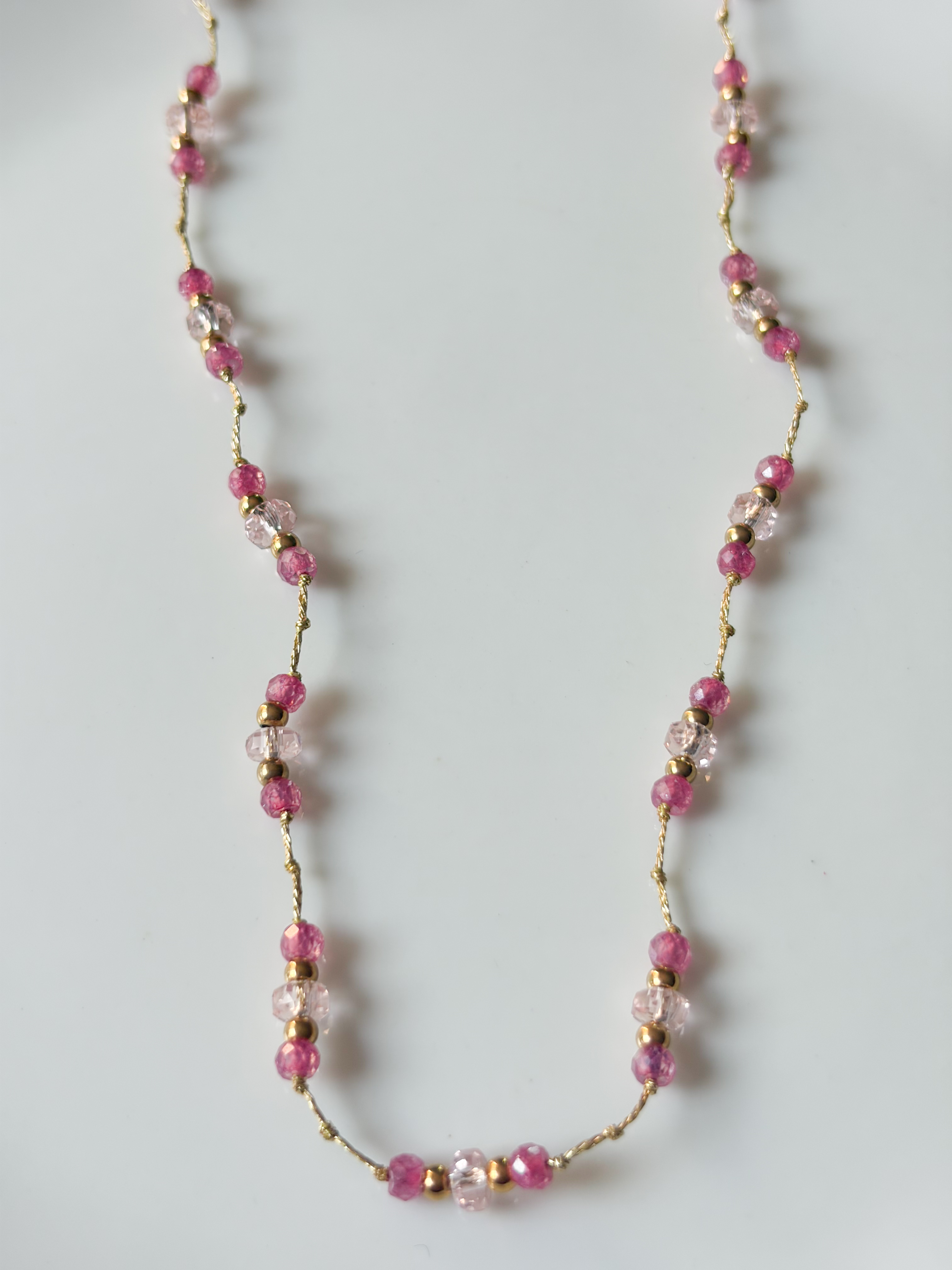 Collier Emma rose doré 